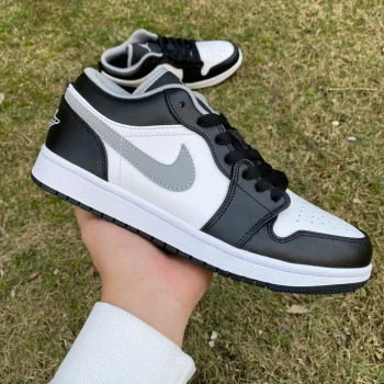 AJ 1 Low Black Medium Grey