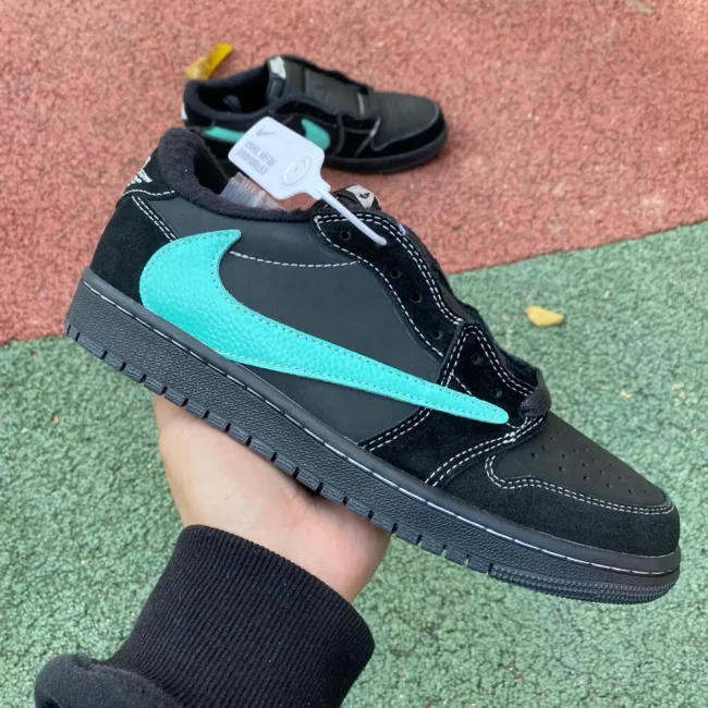 AJ 1 Low Black X Tscott X Tiffany & Co.