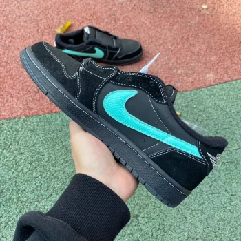 AJ 1 Low Black X Tscott X Tiffany & Co.