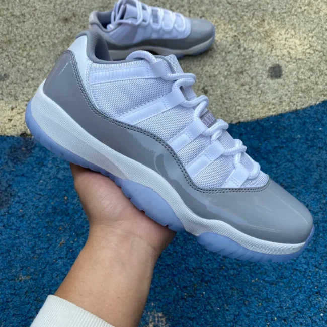 AJ 11 Low Cement Grey