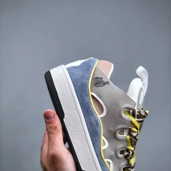 Lanvin Curb Sneakers Grey White Blue