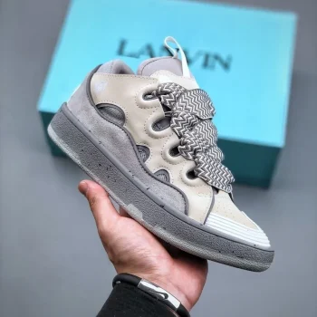 Lanvin Curb Sneakers Beige