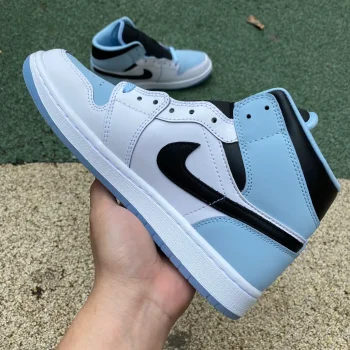 AJ 1 Mid Se White Ice Blue