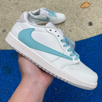 Tscott X AJ 1 Low Og Sp White Light Blue