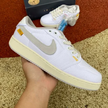 AJ 1 Ko Low White Neutral Grey X Union La