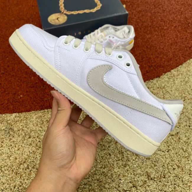 AJ 1 Ko Low White Neutral Grey X Union La