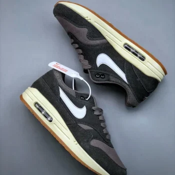 Air Max 1 Premium Crepe - Soft Grey