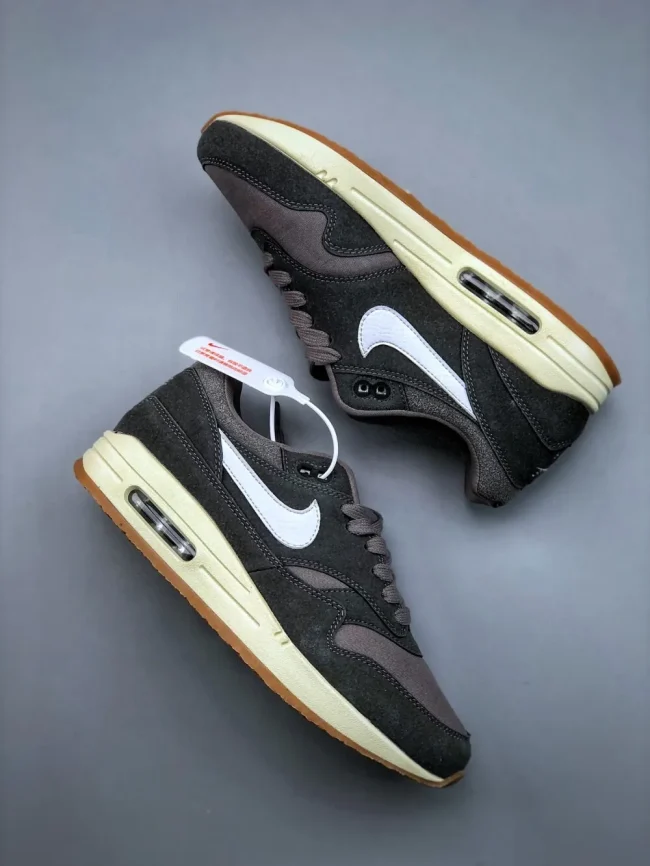 Air Max 1 Premium Crepe - Soft Grey