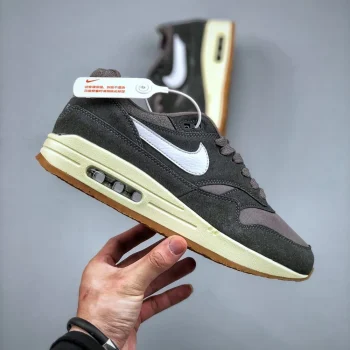 Air Max 1 Premium Crepe - Soft Grey