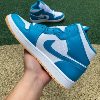 AJ 1 Mid Aquatone