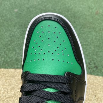 AJ 1 Low Black Lucky Green