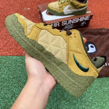 Cactus Plant Flea Market X Dunk Low Sp Tan Mossy Green