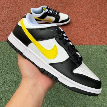 Dunk Low Black Yellow White