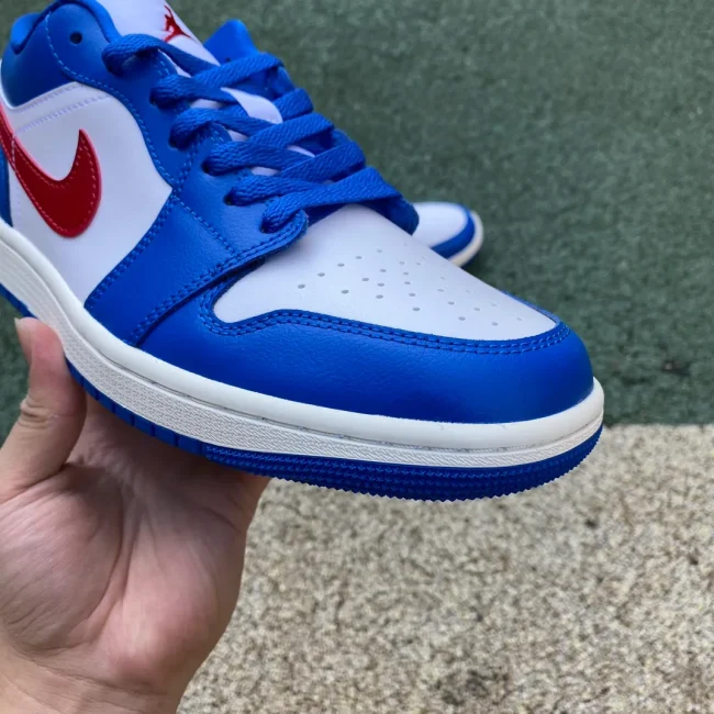 AJ 1 Low Sport Blue Gym Red