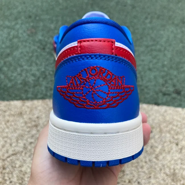 AJ 1 Low Sport Blue Gym Red