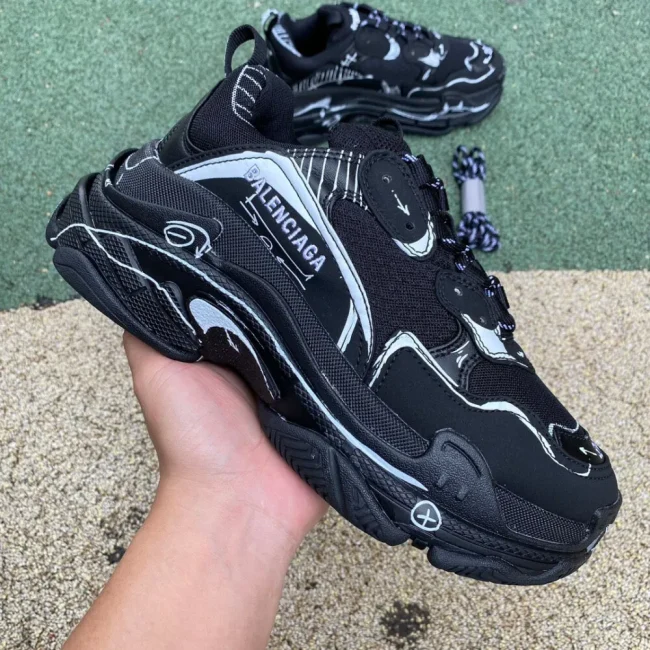 Balen Triple S Sketch Black