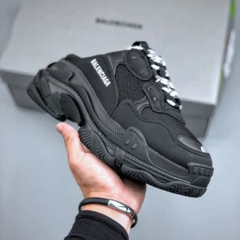 Balen Triple S Mule Black