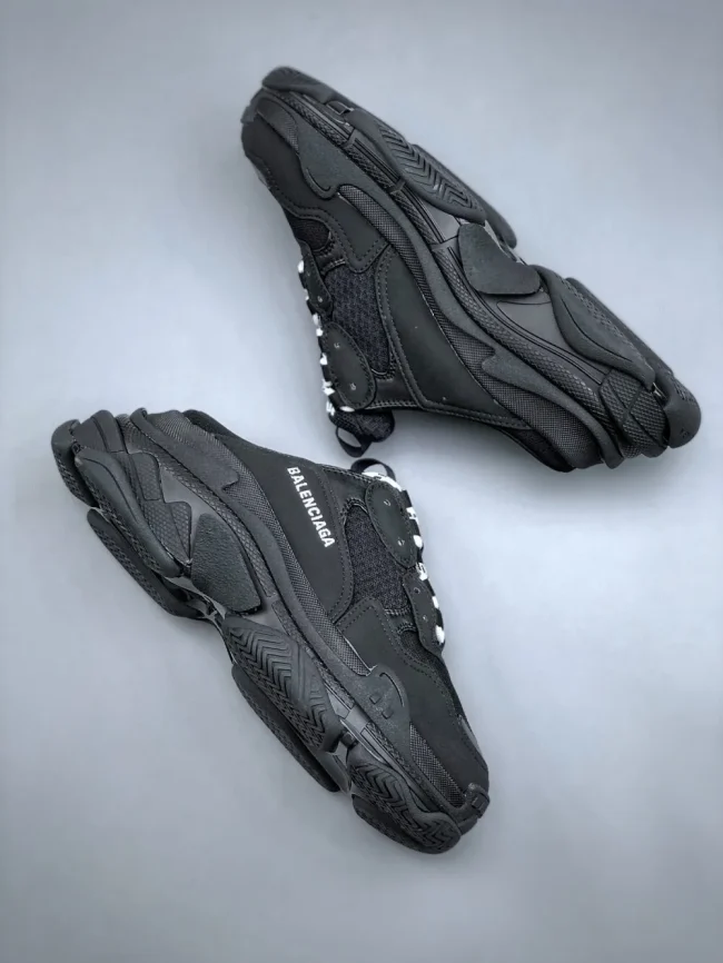 Balen Triple S Mule Black