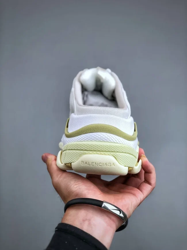 Balen Triple S Mule White