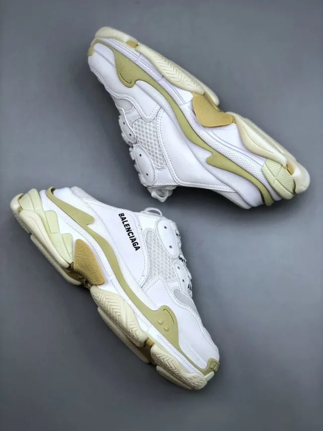 Balen Triple S Mule White