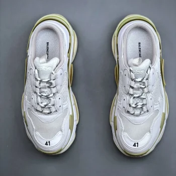 Balen Triple S Mule White