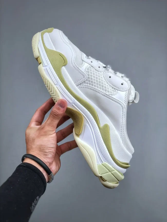 Balen Triple S Mule White