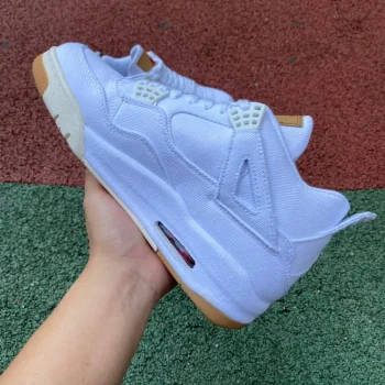 Levi's X AJ 4 Retro White Denim