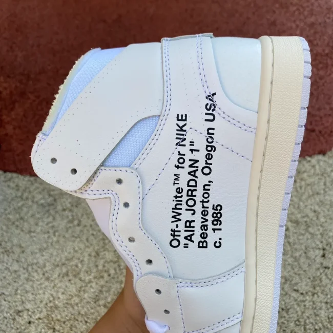 Ow X AJ 1 Retro High Og White 2018