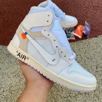 Ow X AJ 1 Retro High Og White 2018