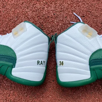 AJ 12 Retro White Green