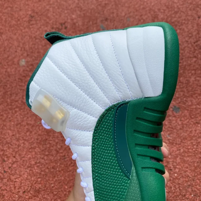 AJ 12 Retro White Green