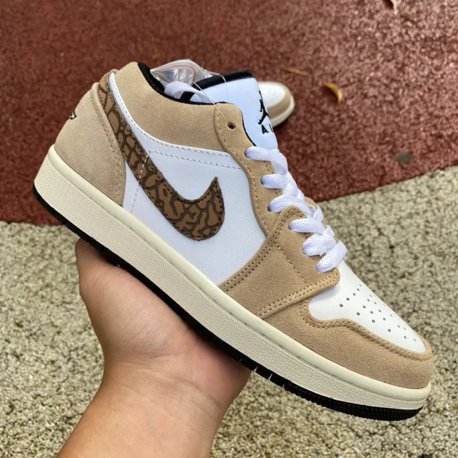 AJ 1 Low Se Brown Elephant