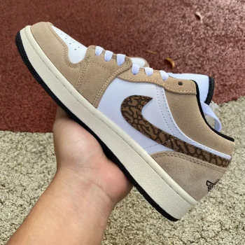 AJ 1 Low Se Brown Elephant