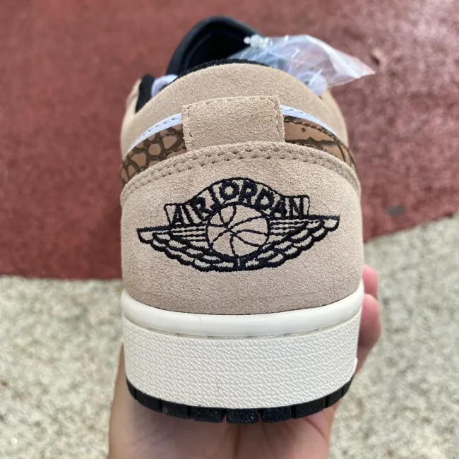 AJ 1 Low Se Brown Elephant