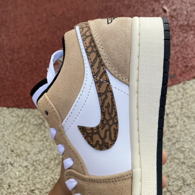 AJ 1 Low Se Brown Elephant