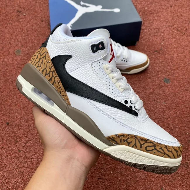 Tscott X AJ 3 Retro Sp Tan Brown