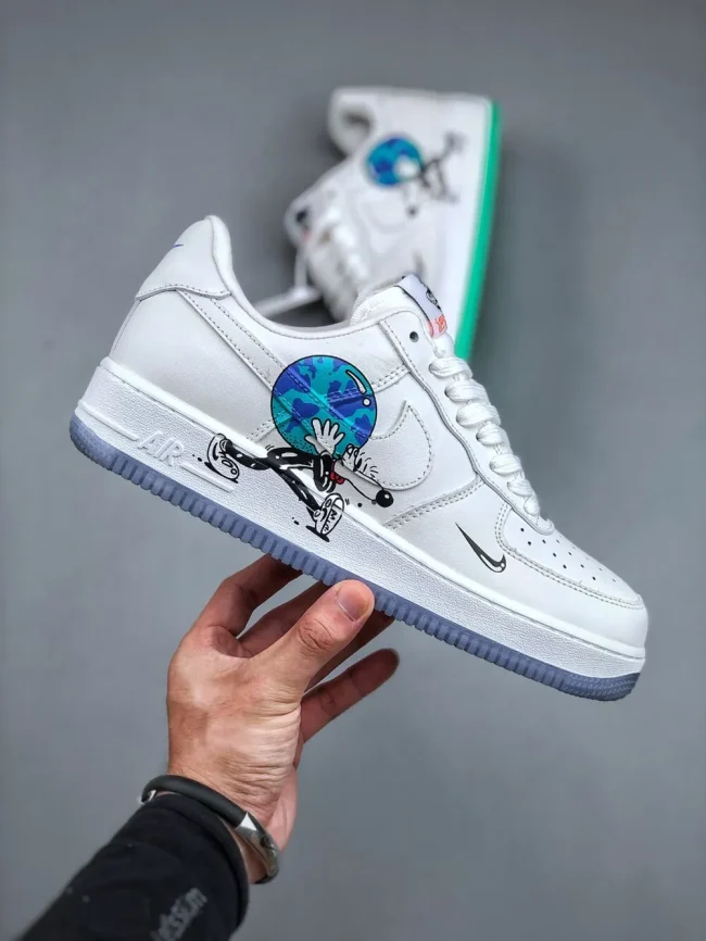 Steven Harrington X Af 1 Low Flyleather Qs Earth Day