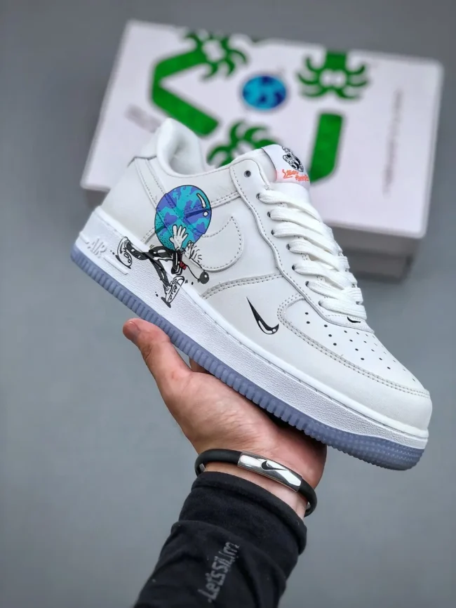 Steven Harrington X Af 1 Low Flyleather Qs Earth Day