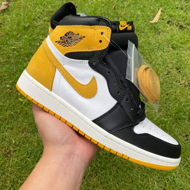 AJ 1 Retro High Og Best Hand In The Game - Yellow Ochre