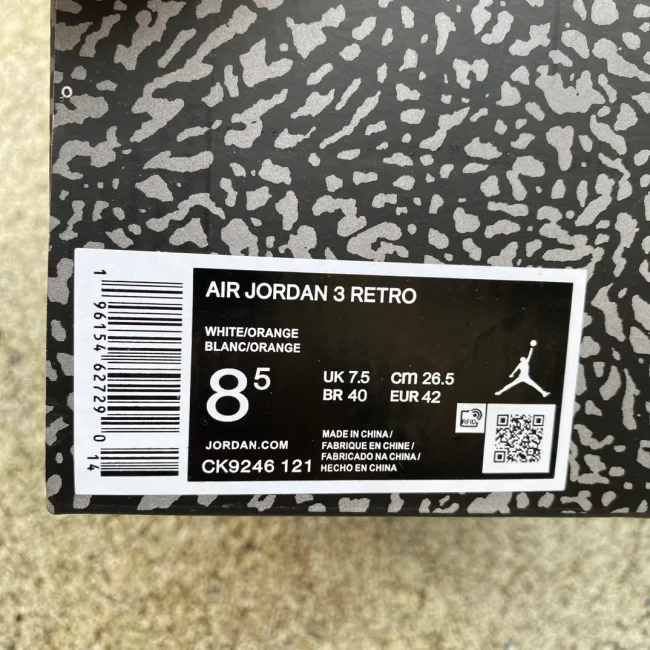 AJ 3 Retro Georgia Peach