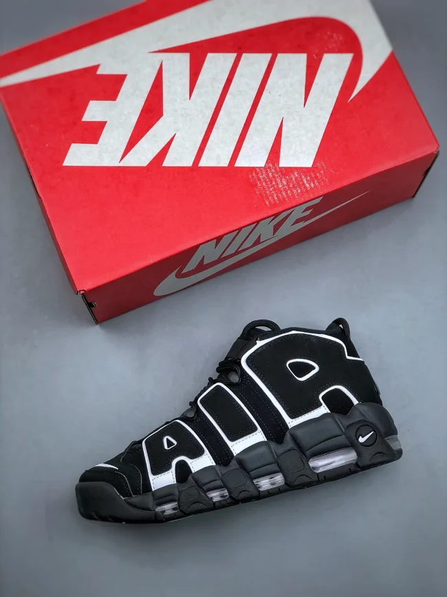 Air More Uptempo 96 Black White 2023