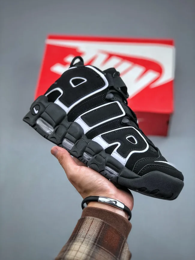 Air More Uptempo 96 Black White 2023