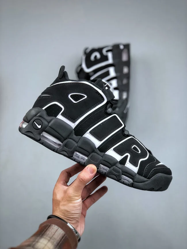 Air More Uptempo 96 Black White 2023