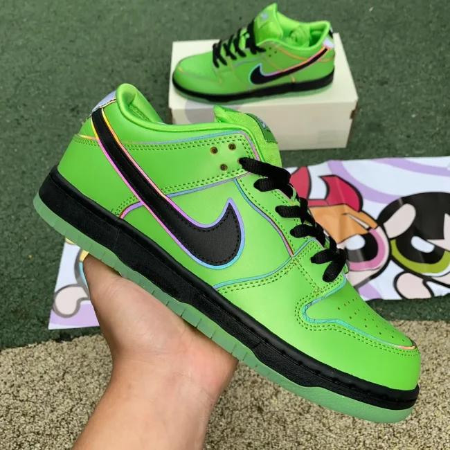 The Powerpuff Girls X Dunk Low Pro Sb Qs Buttercup