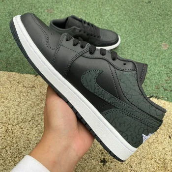 AJ 1 Low Se Black Elephant