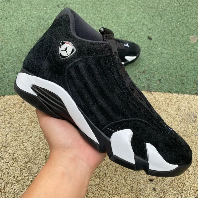 AJ 14 Retro Black White