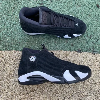 AJ 14 Retro Black White