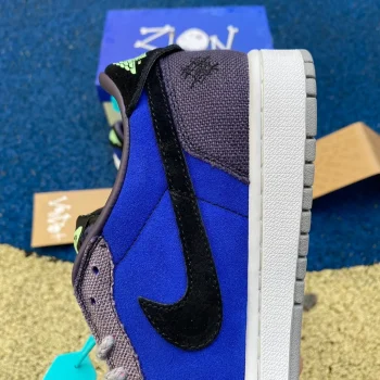 Zion Williamson X AJ 1 Retro Low Og Blue