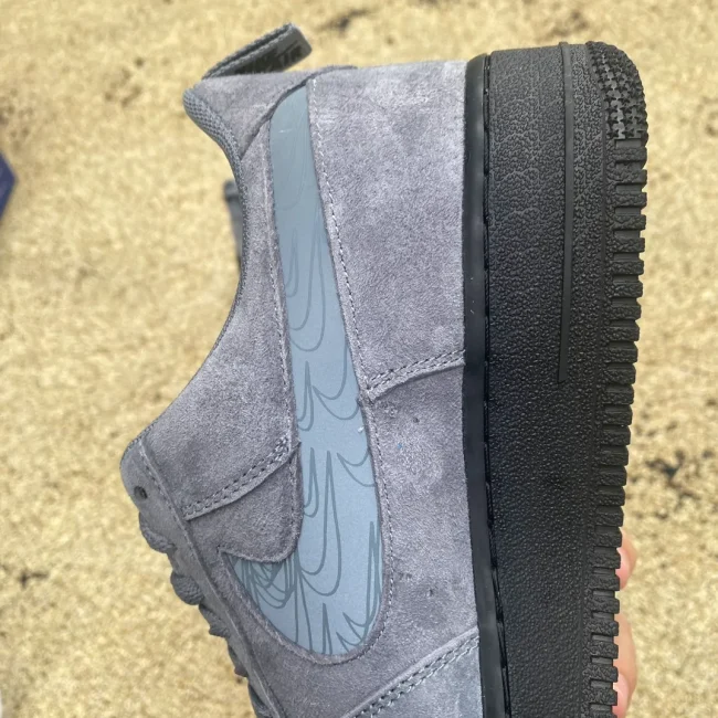 Af 1 '07 Lv8 Reflective Swoosh - Cool Grey