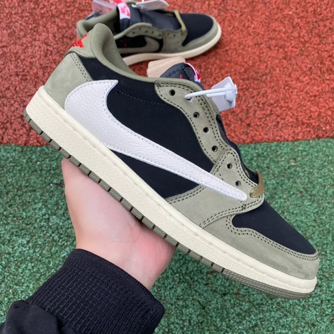 Tscott X AJ 1 Low Og Sp Black Olive